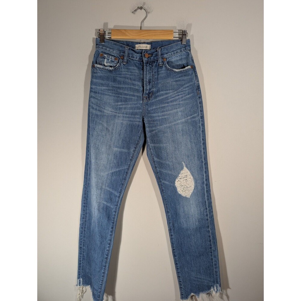Madewell Womens The Perfect Summer Jeans‎ Sz 26 Destructed Edition Streetwear